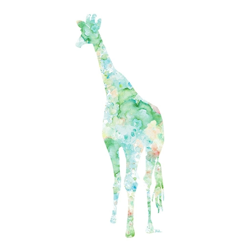 Flowers in Giraffe Poster Print by Patricia Pinto Image 1