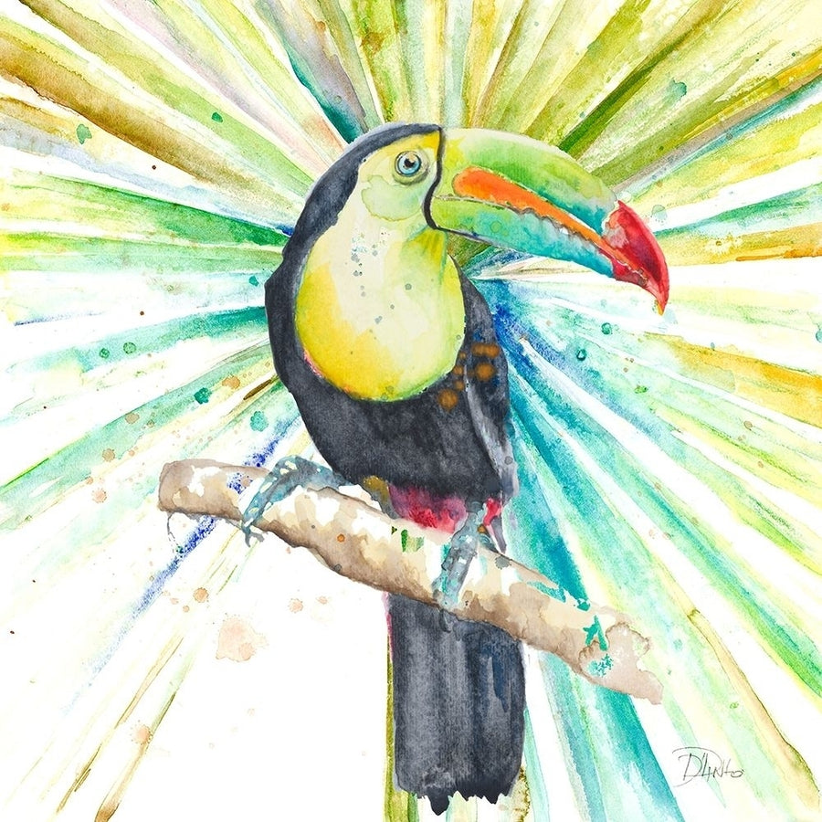 Bright Tropical Toucan Poster Print by Patricia Pinto Image 1