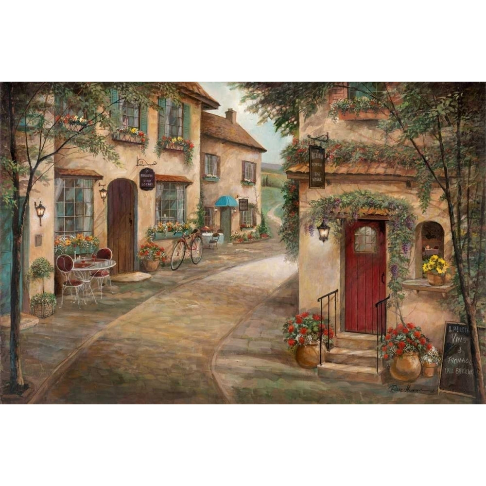 Quaint Cafe Poster Print by Ruane Manning Image 1