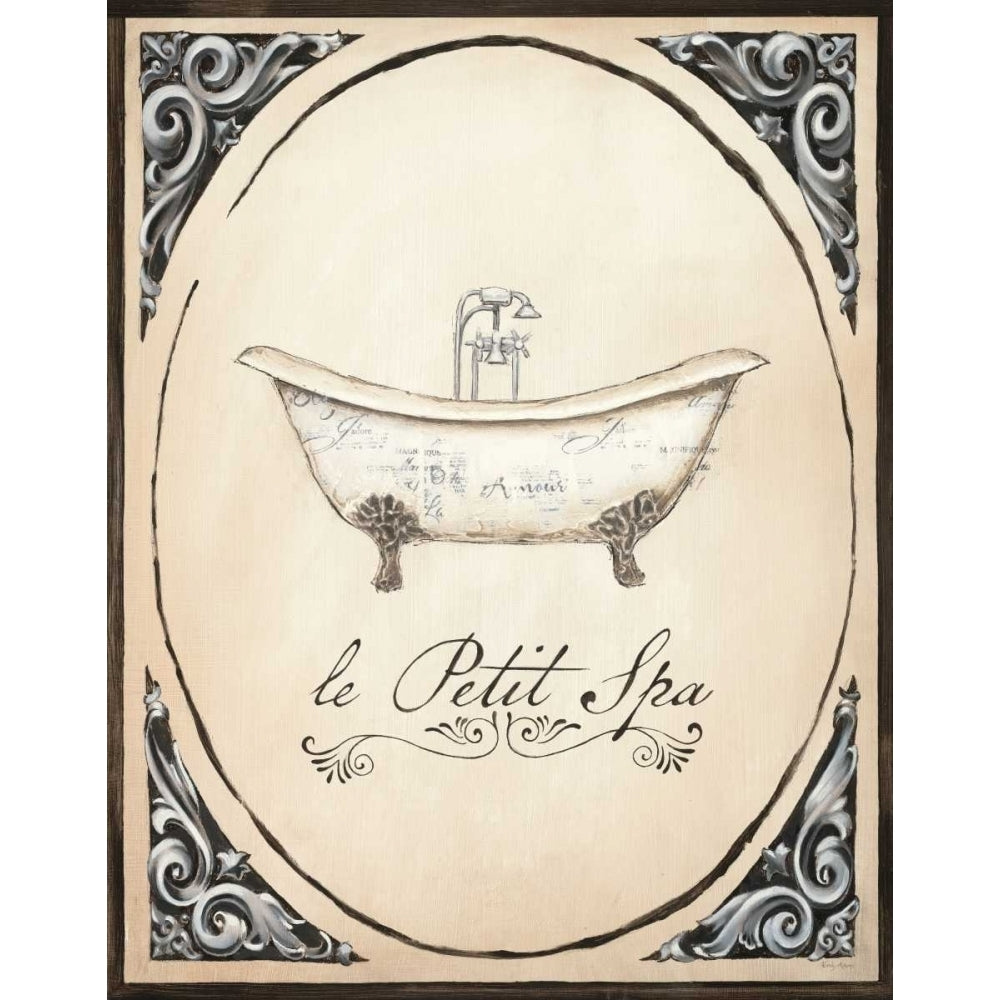 Le Petit Spa I Poster Print by Emily Adams Image 1