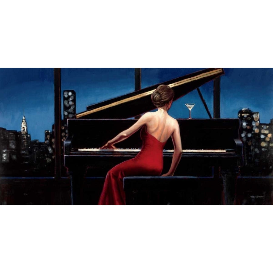 Lady in Red Poster Print by Marco Fabiano Image 1