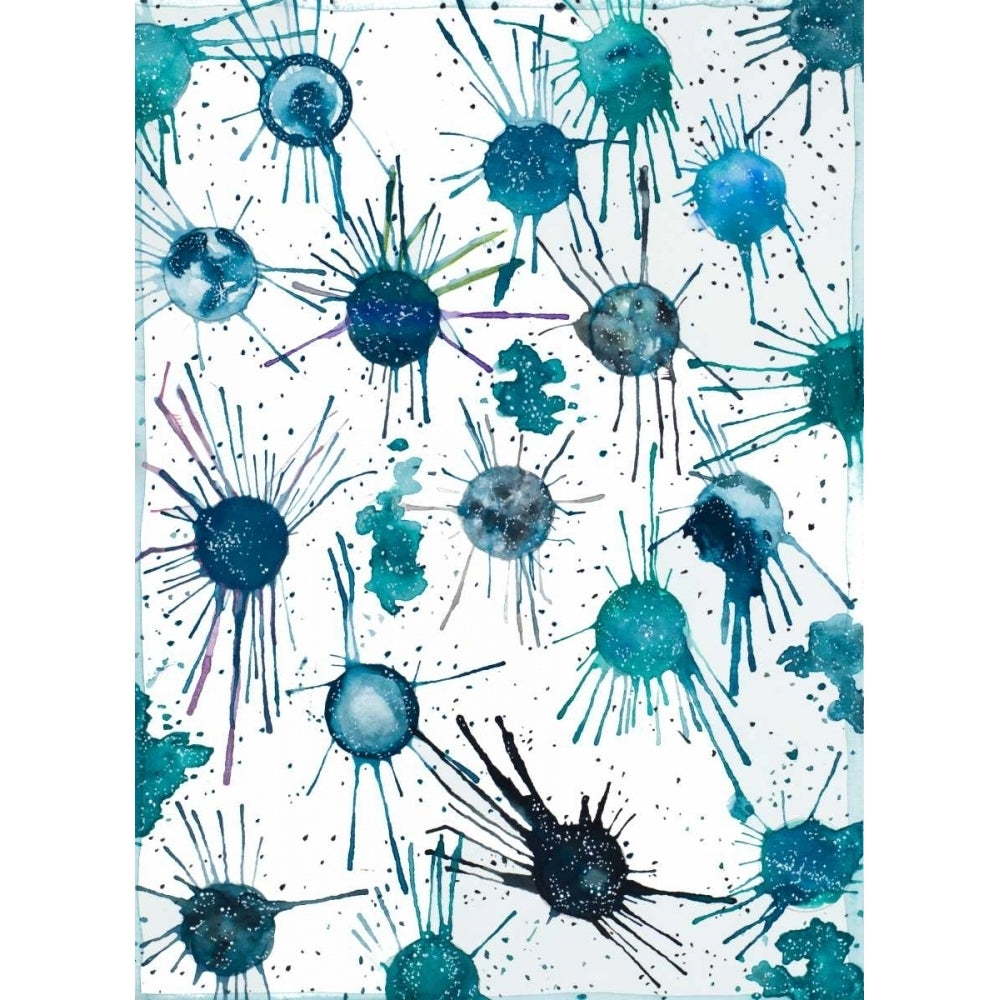 Splattered Moons Poster Print by Amaya Bucheli Image 1