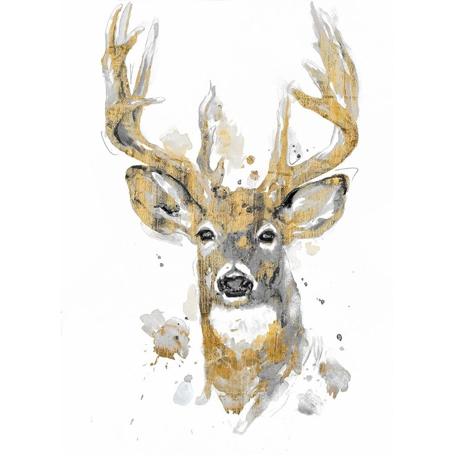 Gold Antlers II Poster Print by Patricia Pinto Image 1