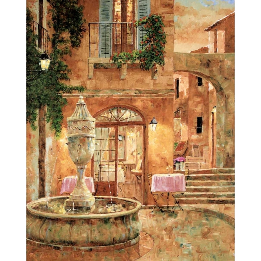 Evening at the Fountain Poster Print by Gilles Archambault Image 1