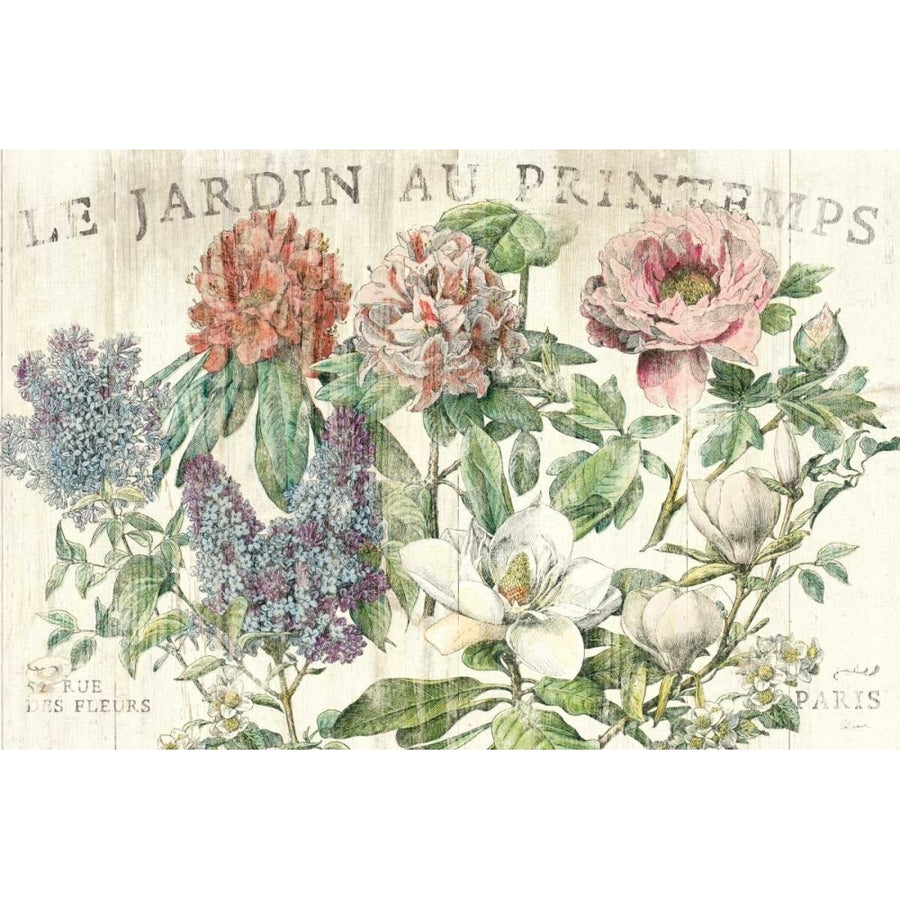 Le Jardin Printemps Poster Print by Sue Schlabach Image 1