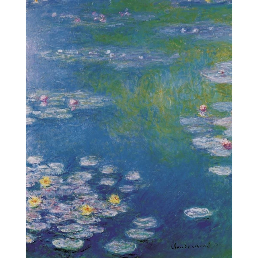 Waterlilies at Giverny Poster Print by Claude Monet Image 1