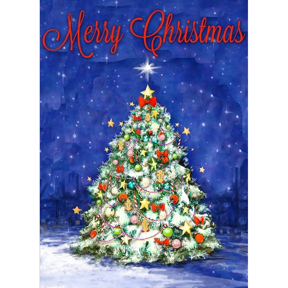 Merry Christmas Tree Poster Print by Diannart Image 1