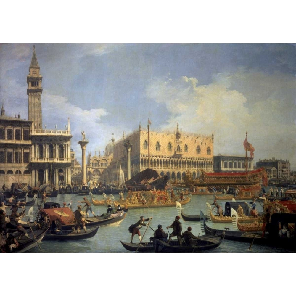 The Betrothal of the Venetian Doge to the Adriatic Poster Print by Canaletto Image 1