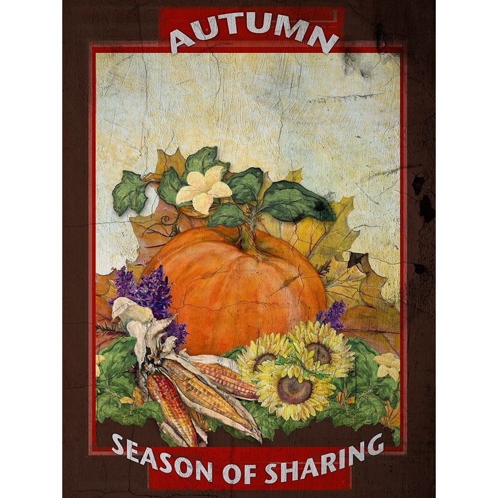 Autumn Season of Sharing Poster Print by Diannart Image 1