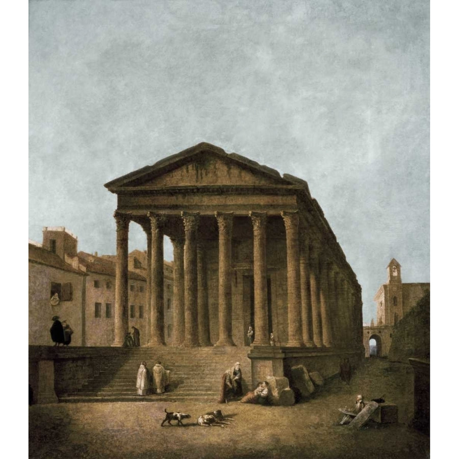 Temple of Augustus in Nimes 1783 Poster Print by Hubert Robert Image 1