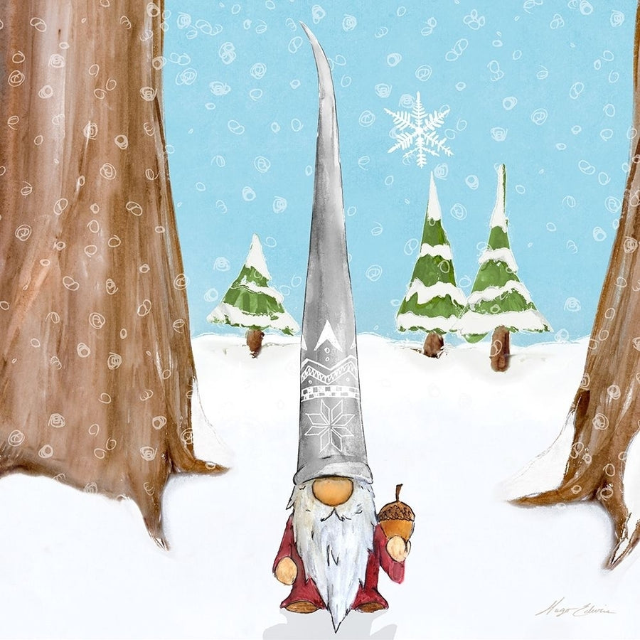 Winter Gnome II Poster Print by Hugo Edwins Image 1