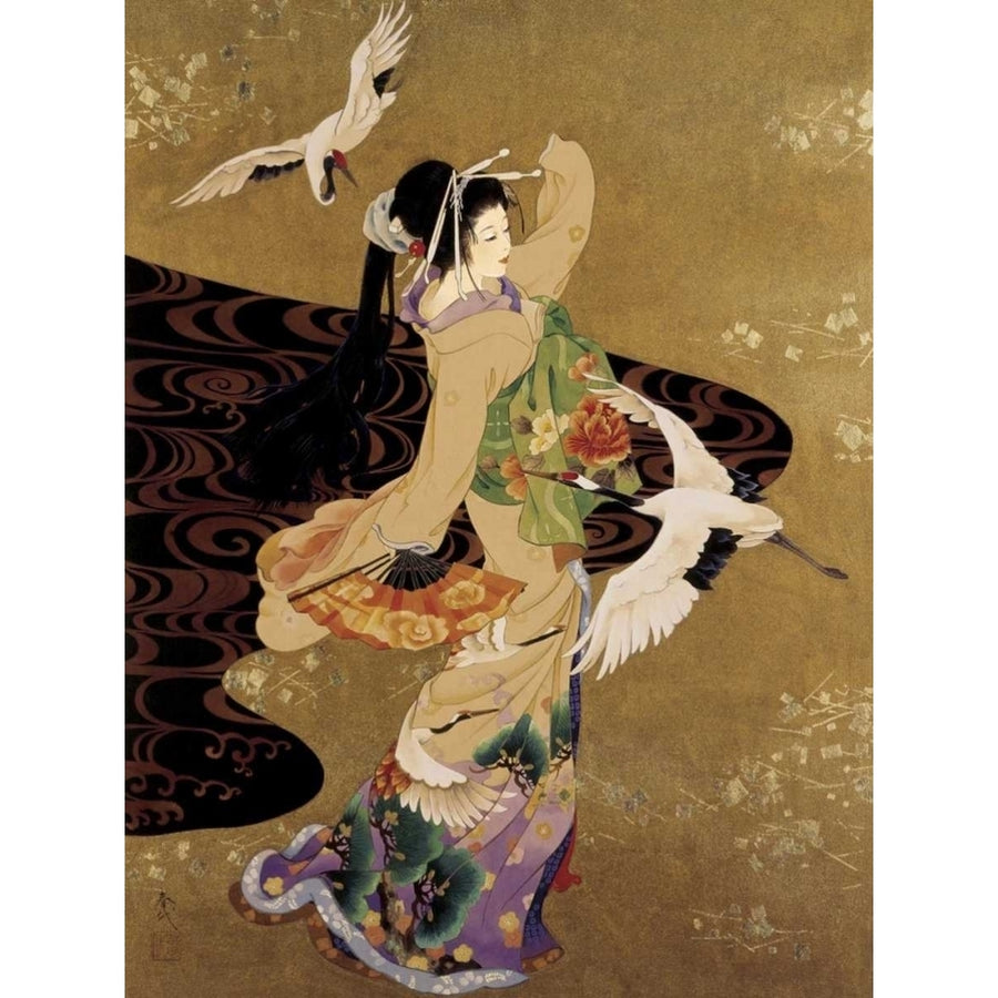 Dance of the Cranes Poster Print by Haruyo Morita Image 1