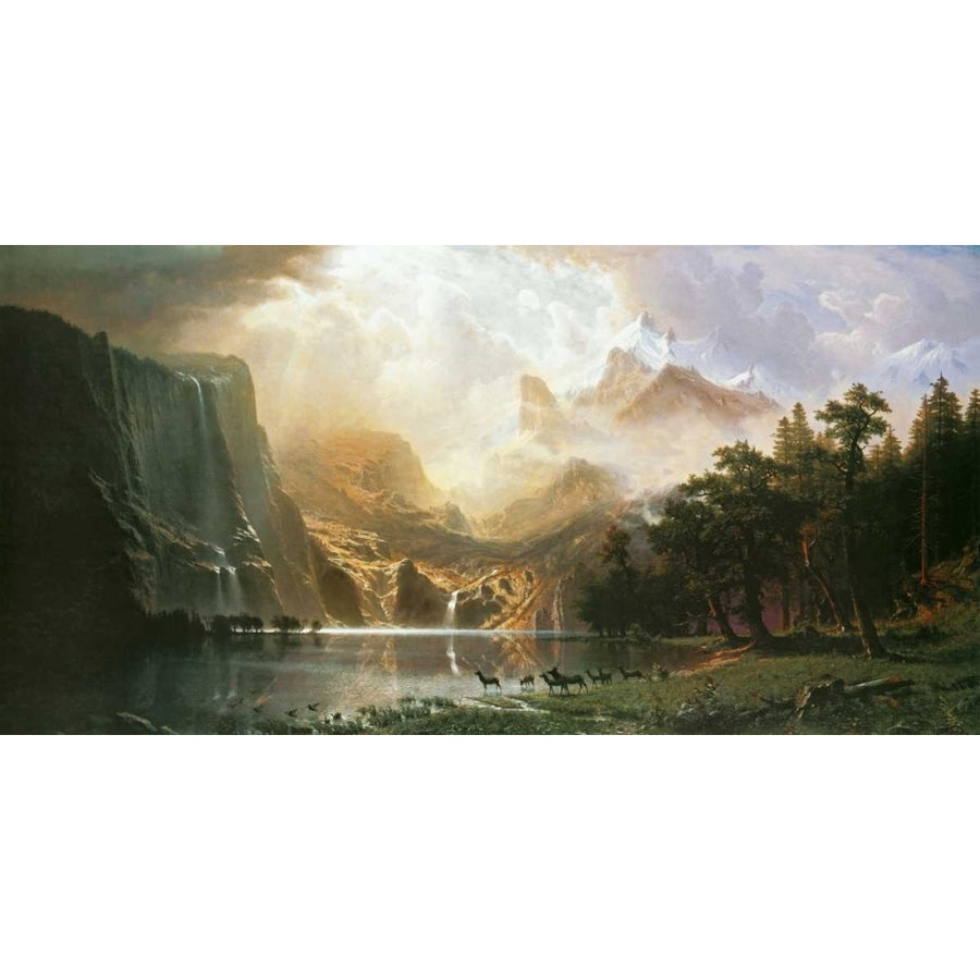 Sierra Nevada in California Poster Print by Albert Bierstadt Image 1