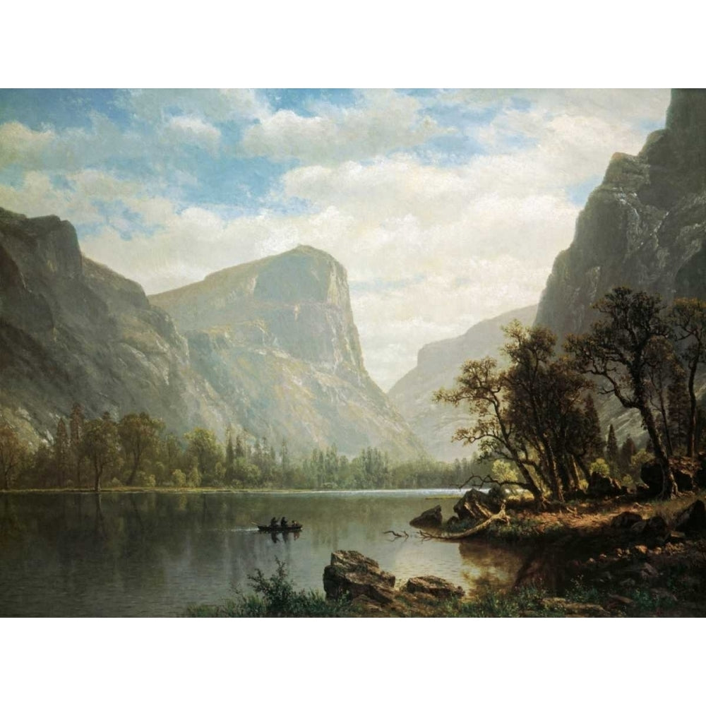 Mirror Lake Yosemite Valley Poster Print by Albert Bierstadt Image 1