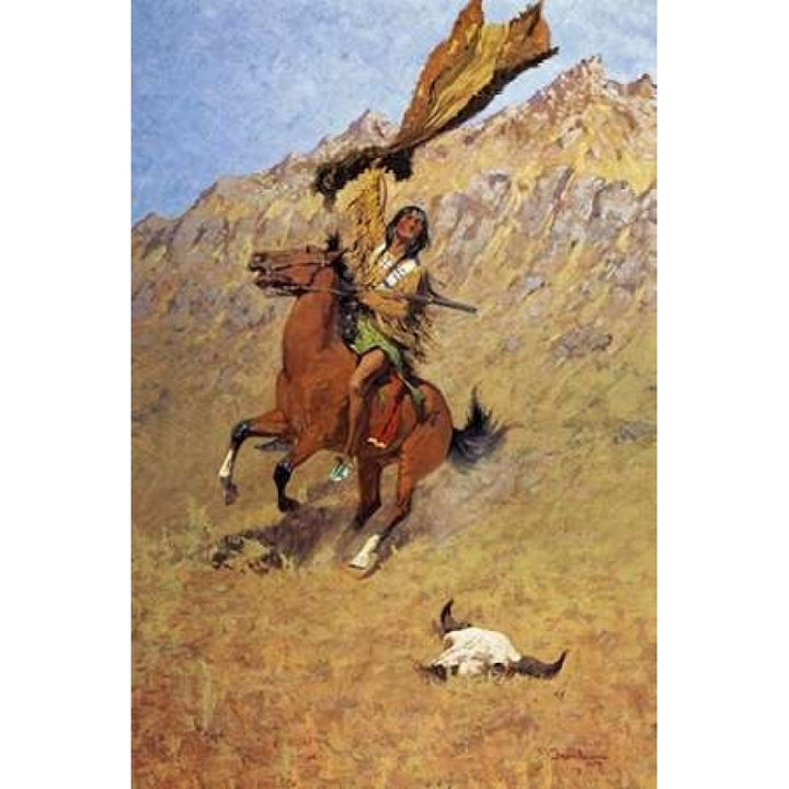 If Skulls Could Speak Poster Print by Frederic Remington Image 1