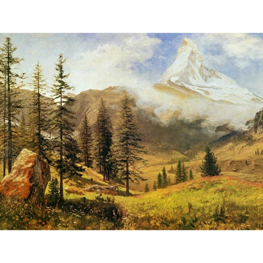 The Matterhorn Poster Print by Albert Bierstadt Image 1