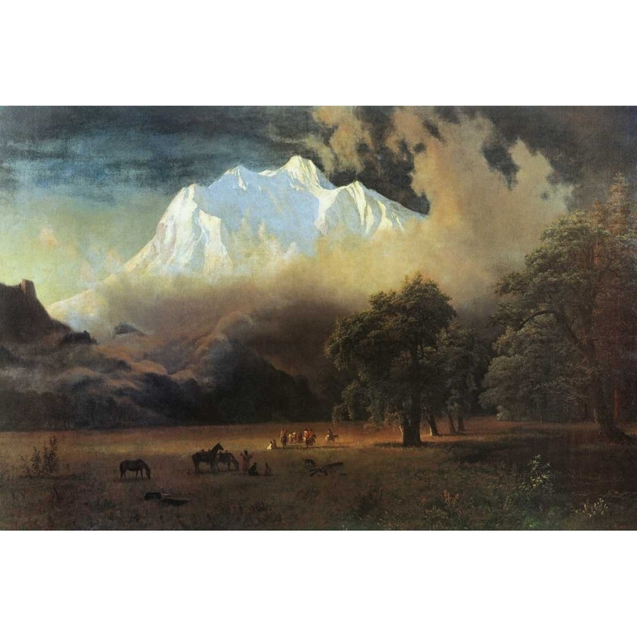 Mount Adams Washington Poster Print by Albert Bierstadt Image 1