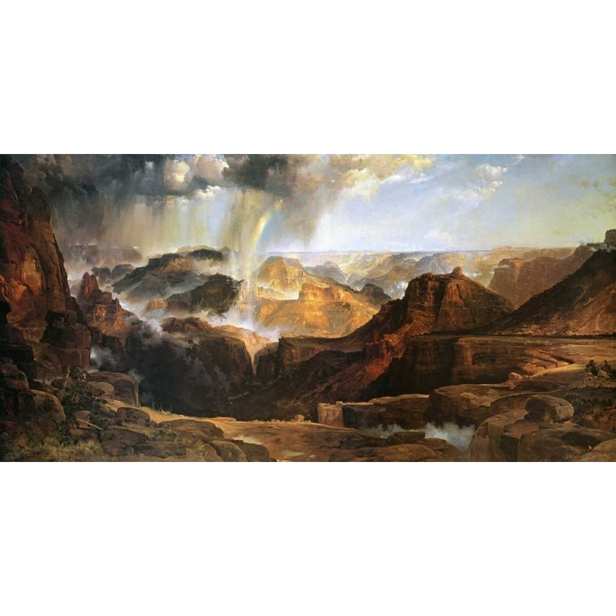 The Chasm of the Colorado Poster Print by Thomas Moran Image 1