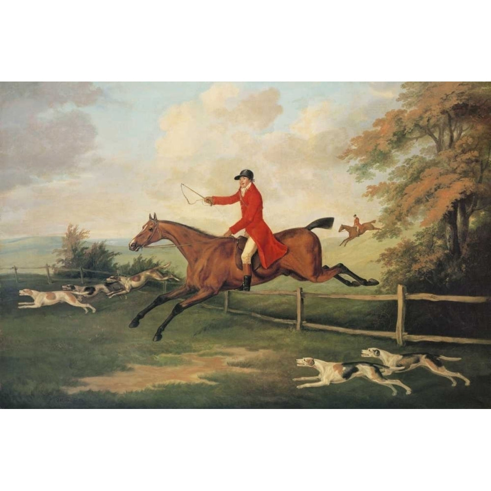 Fox Hunting Scene Poster Print by J.N. Sartorius Image 1