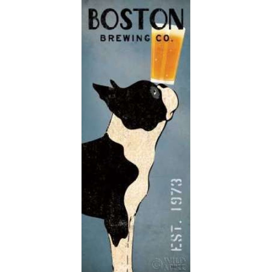 Boston Terrier Brewing Co Panel Poster Print by Ryan Fowler Image 1