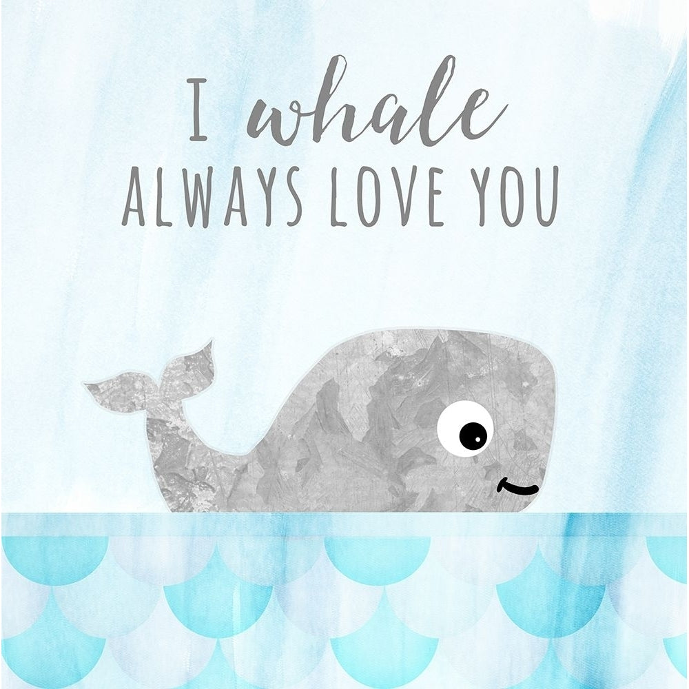 Whale Always Love You Poster Print by Anna Quach Image 1