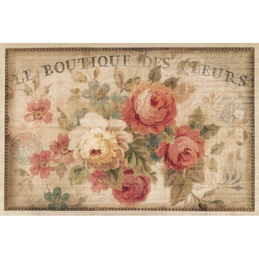 Parisian Flowers III Poster Print by Danhui Nai Image 1