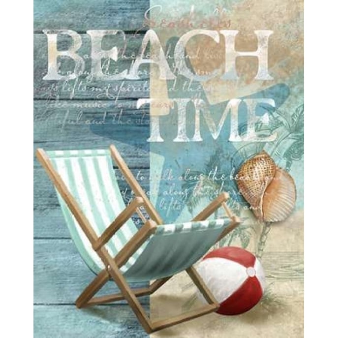 Beach Time Poster Print by Conrad Knutsen Image 1