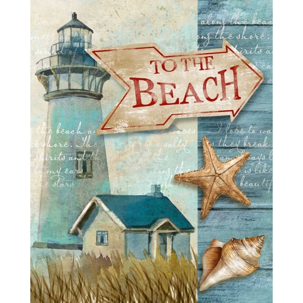 To The Beach Poster Print by Conrad Knutsen Image 2