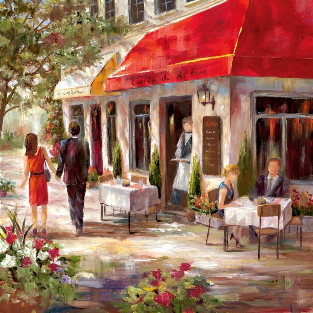 Cafe Afternoon II Poster Print by Nan Image 2