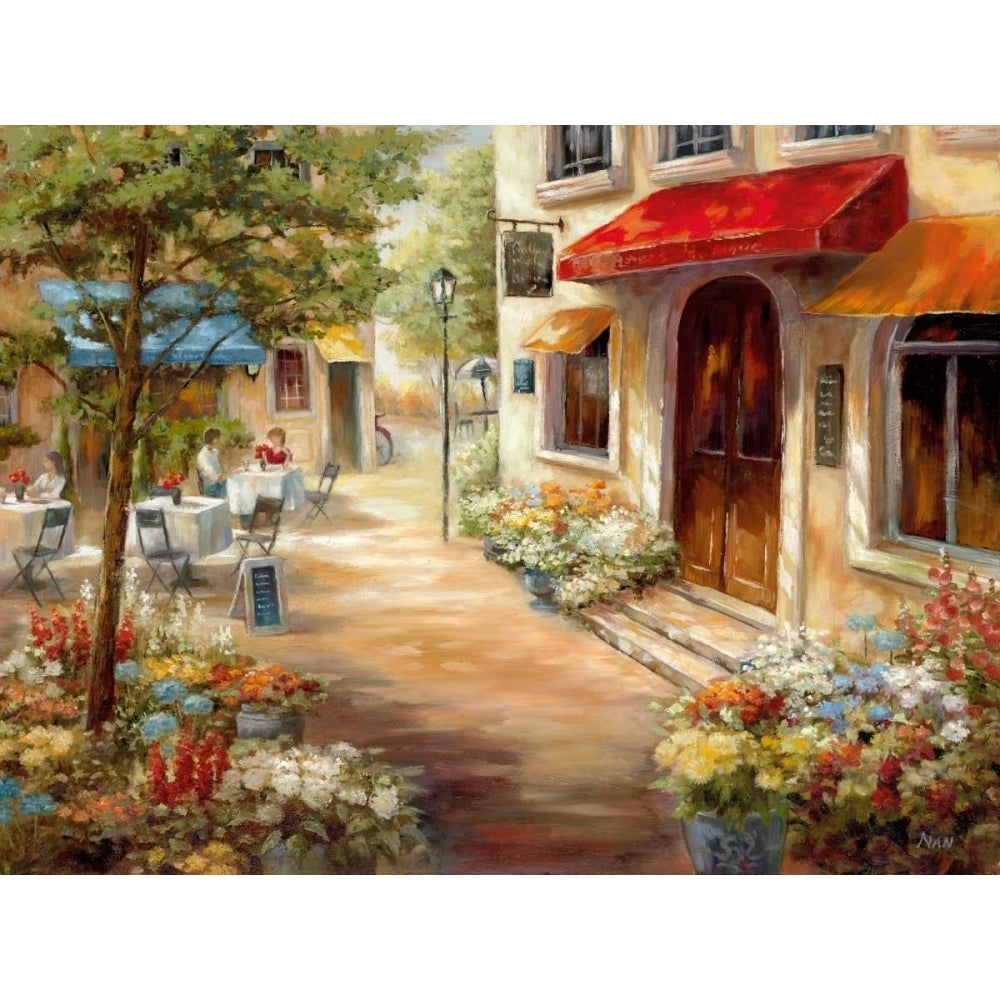 Cafe Afternoon Poster Print by Nan Image 1