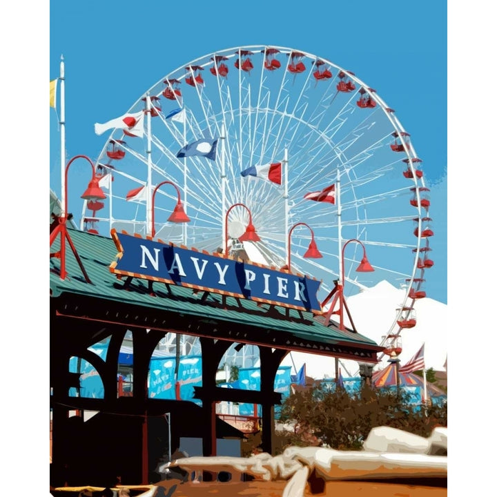 Navy Pier Poster Print by Kelly Donovan Image 2