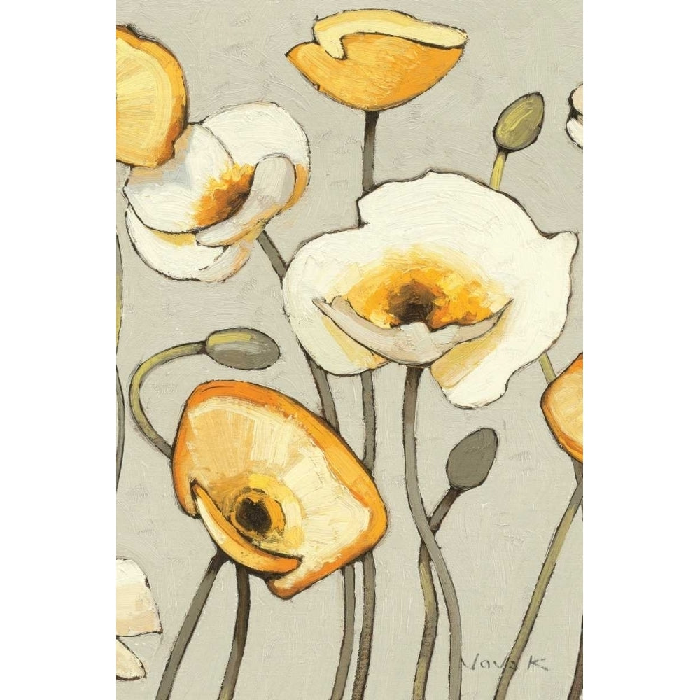 Jaune Gris III Crop Poster Print by Shirley Novak Image 2