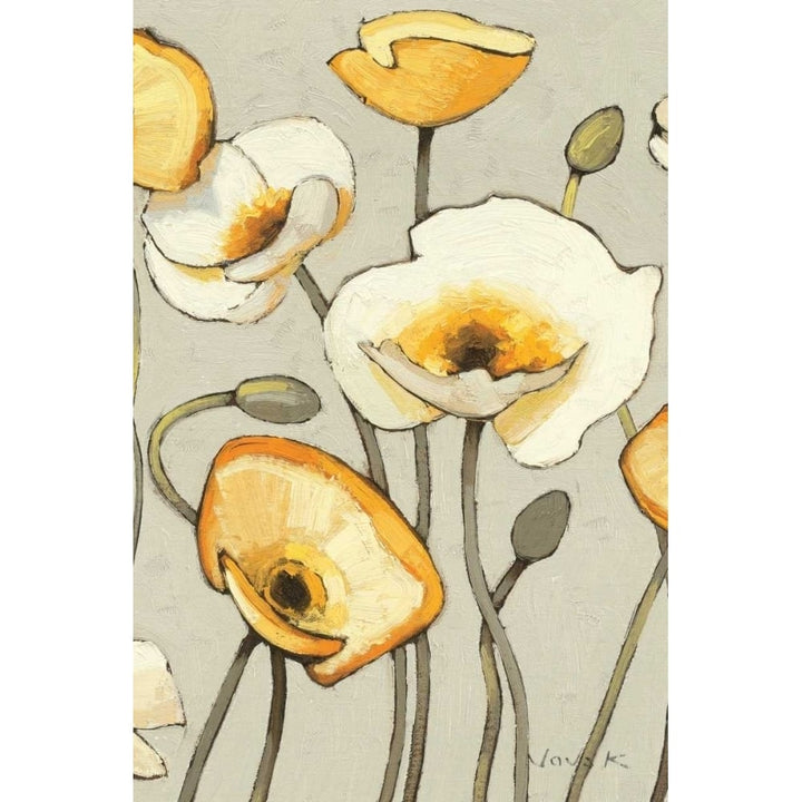 Jaune Gris III Crop Poster Print by Shirley Novak Image 1