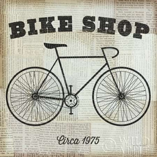 Bike Shop Poster Print by Michael Mullan Image 1