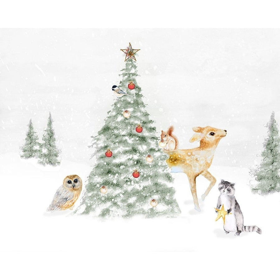 Woodland Christmas II Poster Print by Janice Gaynor 14285 Image 1