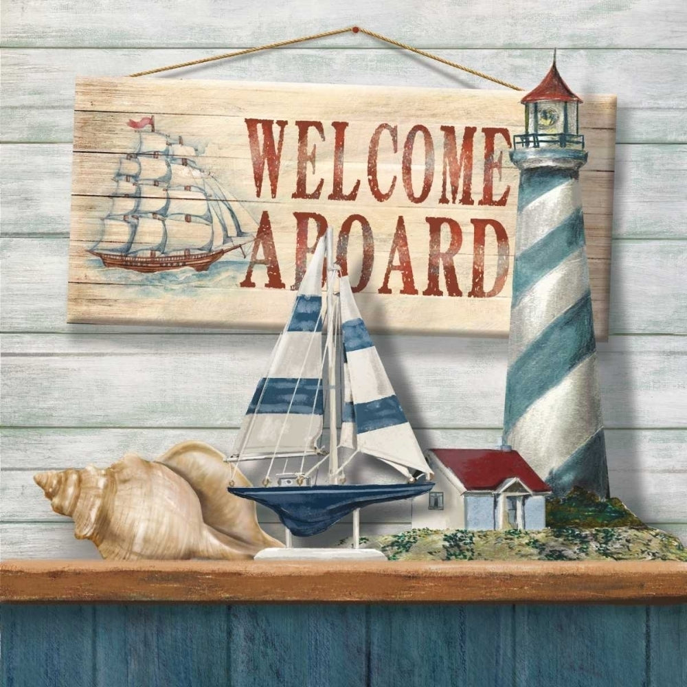 Welcome Aboard Poster Print by Conrad Knutsen Image 2