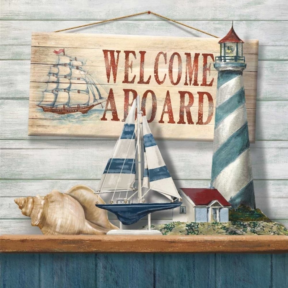 Welcome Aboard Poster Print by Conrad Knutsen Image 1