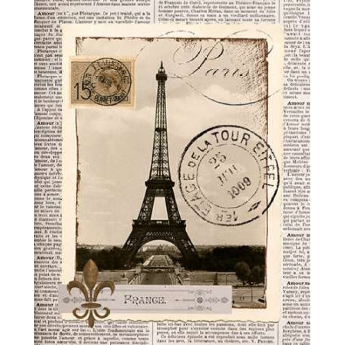 Paris Memories Poster Print by Katrina Craven Image 1