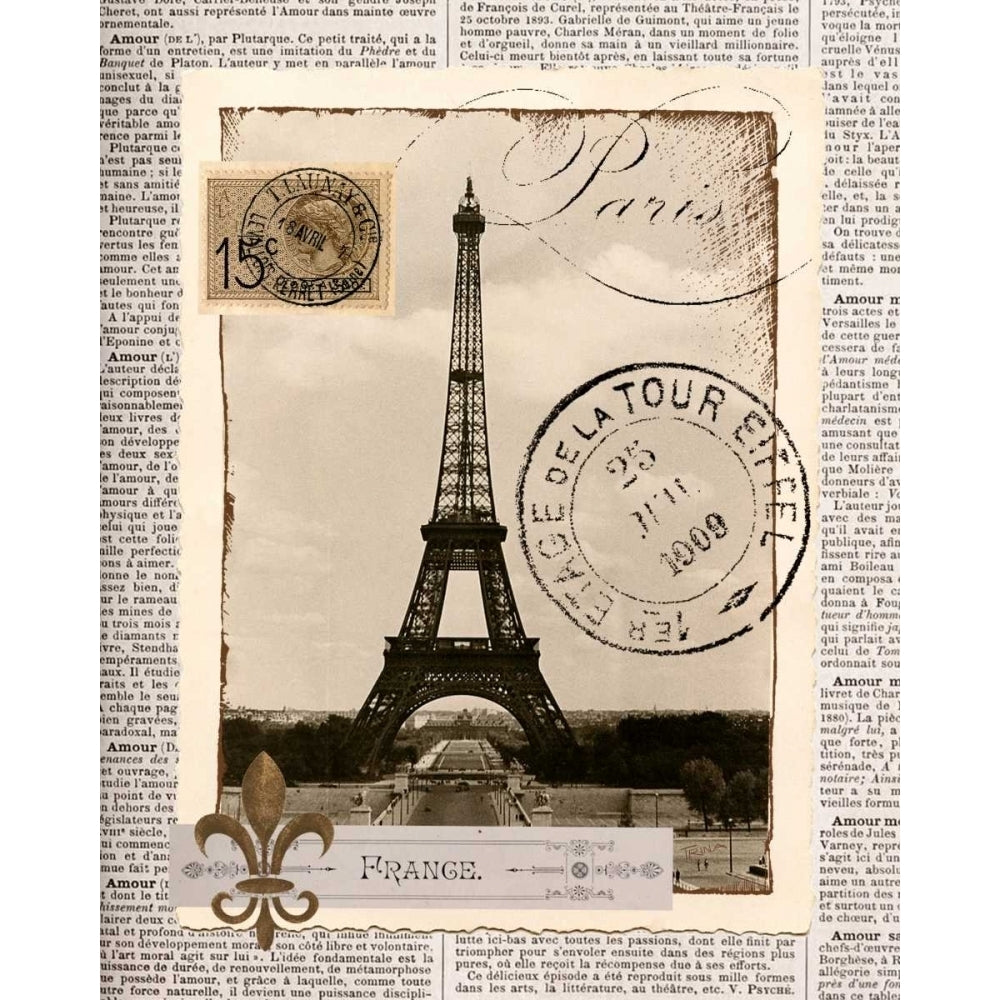 Paris Memories Poster Print by Katrina Craven Image 2