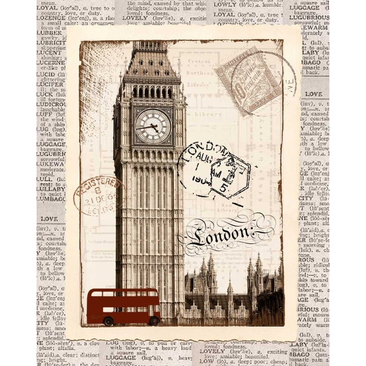 London Memories Poster Print by Katrina Craven Image 1