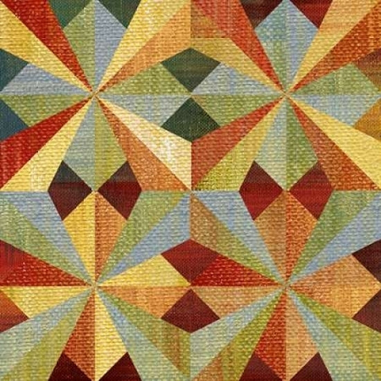 Kaleidoscope Quilt I Poster Print by Katrina Craven Image 1