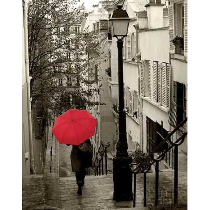 Paris Stroll II Poster Print by Sue Schlabach Image 1