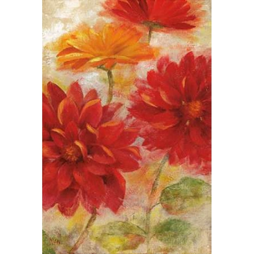 Red Floral II Poster Print by Nan Image 1