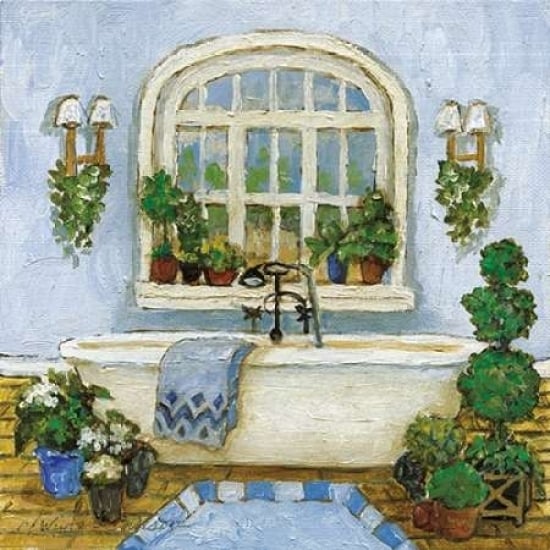 Pampered Bath II Poster Print by Charlene Olson Image 1