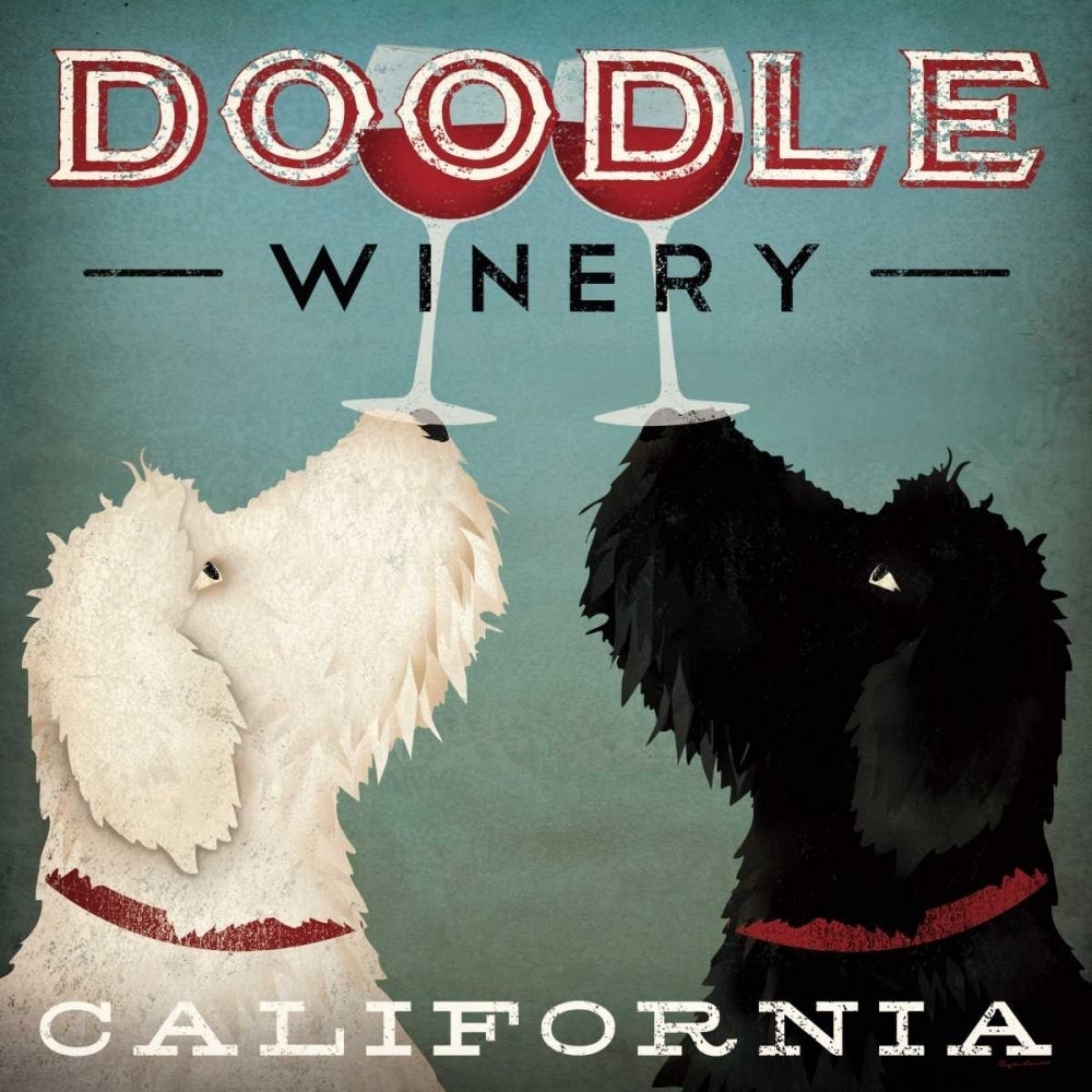 Doodle Wine Poster Print by Ryan Fowler Image 2