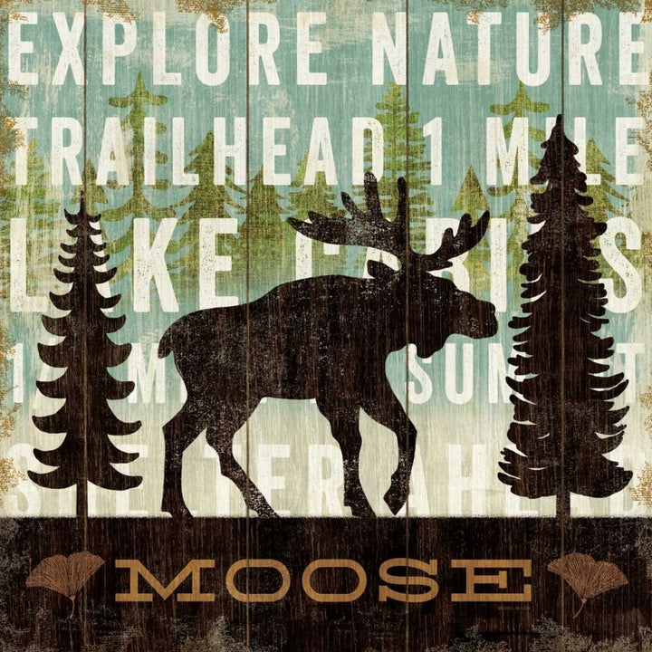 Simple Living Moose Poster Print by Michael Mullan Image 2