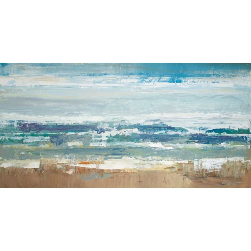 Pastel Waves Poster Print by Peter Colbert Image 1