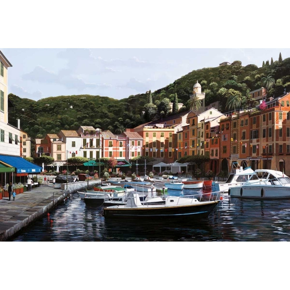 Sunrise Over Portofino Poster Print by Bill Saunders Image 1