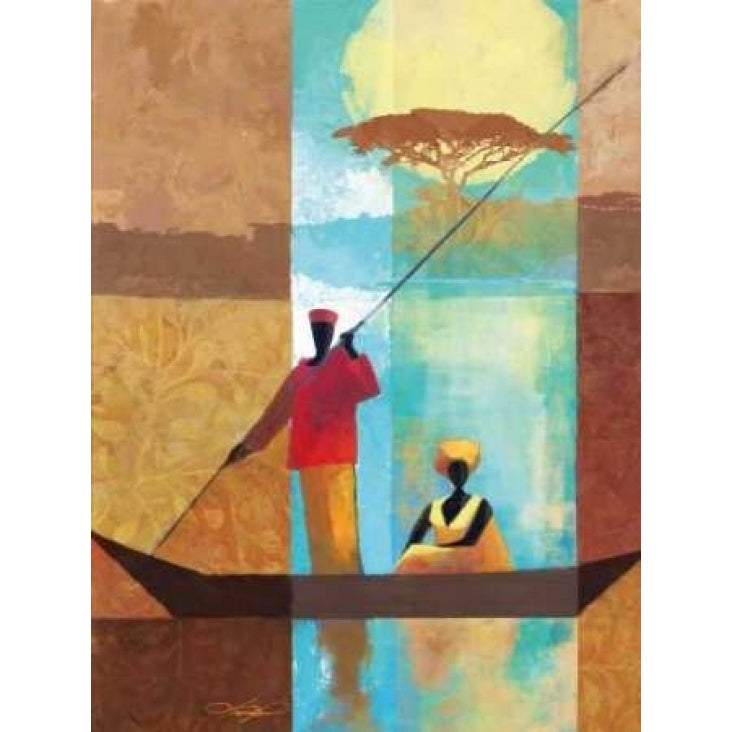 On the River I Poster Print by Keith Mallett Image 1