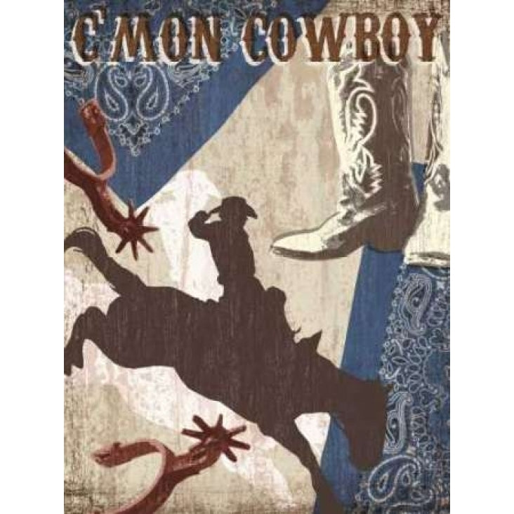 Cmon Cowboy Poster Print by Tandi Venter Image 1